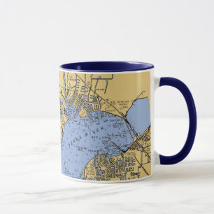 Port Charlotte, Florida Nautical Chart Mug