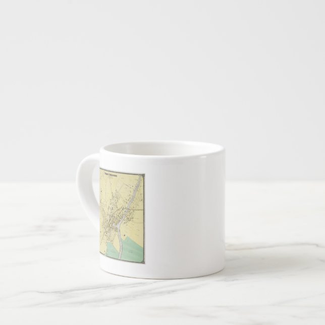Port Chester, NY Espresso Cup (Front Left)