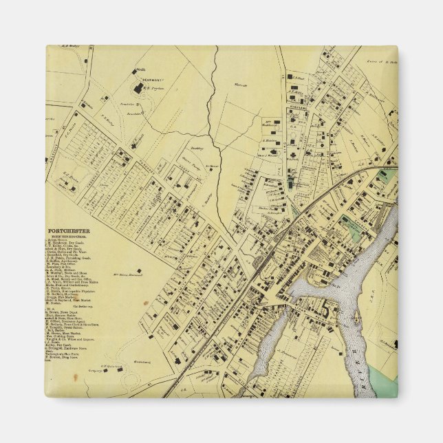 Port Chester, NY Magnet (Front)