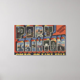 Port Clinton, Ohio - Lake Erie Canvas Print