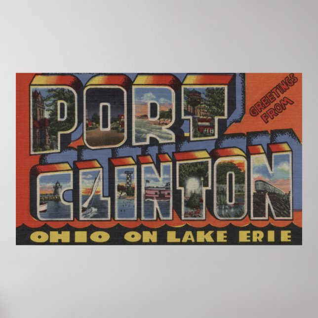 Port Clinton, Ohio - Lake Erie Poster (Front)