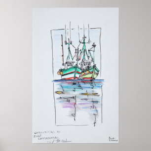 Port Concarneau   Brittany, France Poster