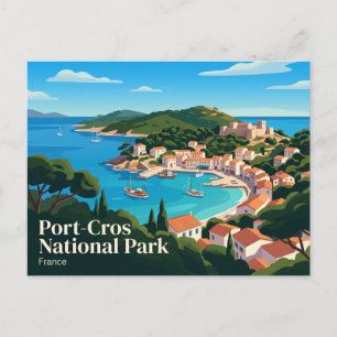 Port-Cros National Park France Postcard