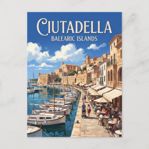 Port de Ciutadella Spain Postcard