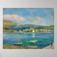 Port de peche, Vue de Fontarabie depuis Hendaye