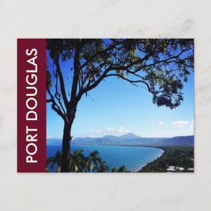 port douglas beach view postcard