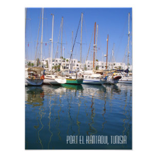 Port el Kantaoui Marina Boats Tunisia Photograph