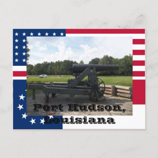 Port Hudson State Park Siege Cannon Display Postcard