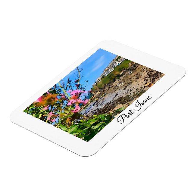 Port Isaac Cornwall Harbour Fisherman’s Friends   Magnet (Left Side)