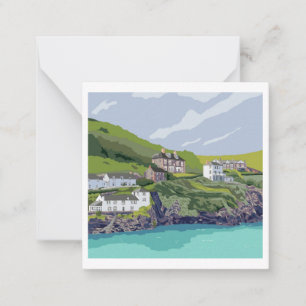 Port Isaac - Port Wen Postcard Style Notecard