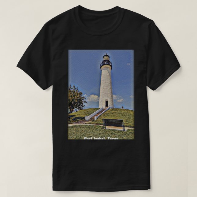 Port Isabel Lighthouse T-Shirt (Design Front)