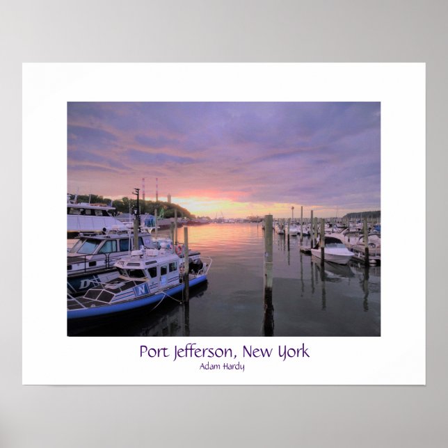 Port Jefferson NY Value Poster Paper (Matte) (Front)
