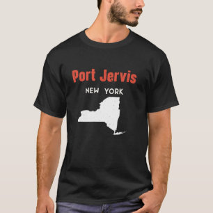 Port Jervis New York USA State America Travel New T-Shirt