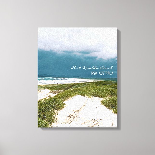 Port Kembla Wollongong Beach NSW Canvas Print (Front)