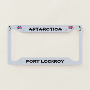 Port Lockroy Antarctica License Plate Frame