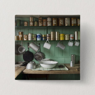 Port Lockroy base in antarctica 15 Cm Square Badge