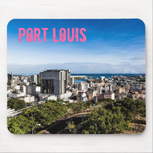 Port Louis Skyline Capital of Mauritius Mouse Pad