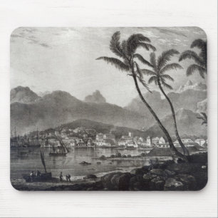 Port Louis 'Views in the Mauritius' by Mouse Pad