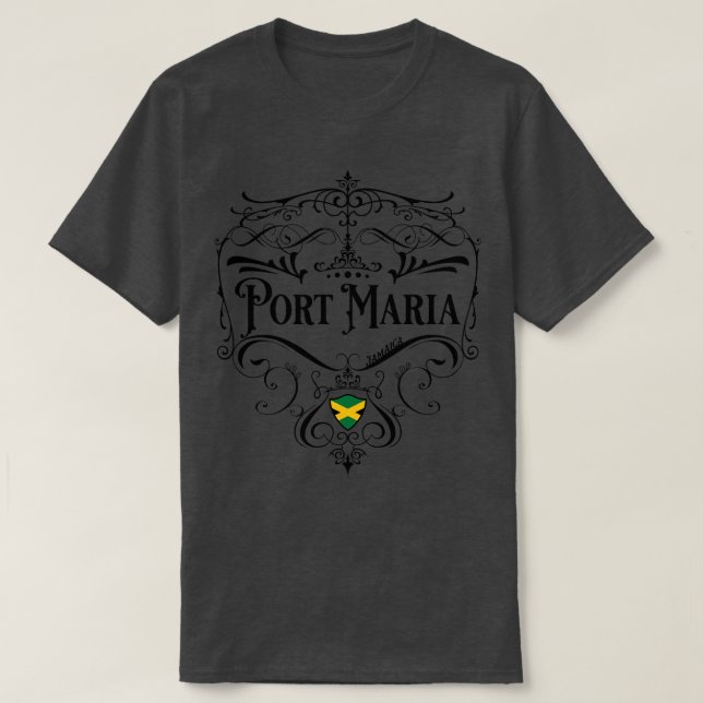 Port Maria Vintage design T-Shirt (Design Front)