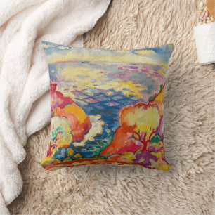 Port Miou Georges Braque Cushion