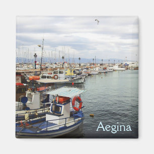 Port of Aegina Magnet
