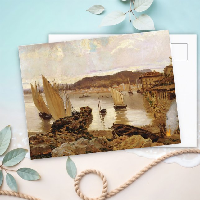 Port of Bilbao, Antonio Munoz Degrain Postcard (Creator Uploaded)