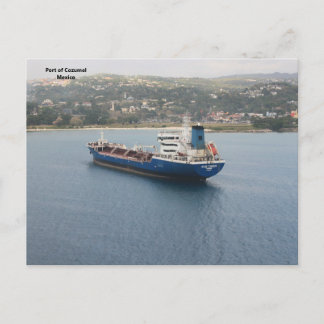 Port of Cozumel Mexico Postcard