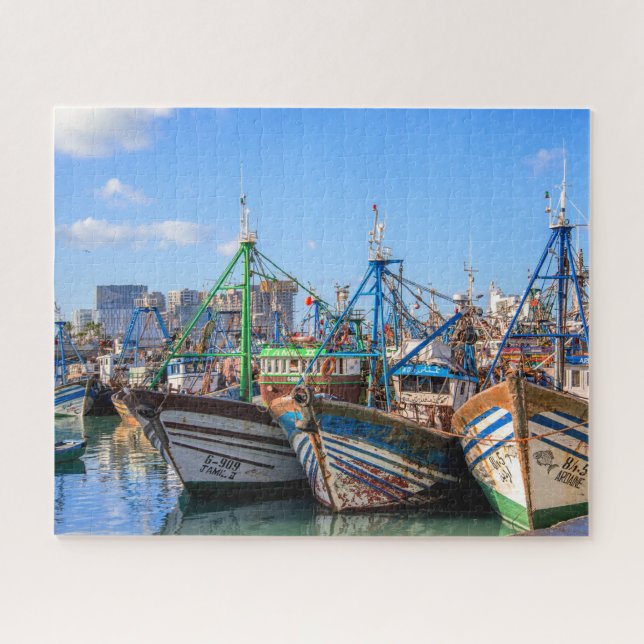 Port of Essaouira Morocco Jigsaw Puzzle (Horizontal)