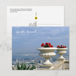 Port of Haifa, Israel - postcard