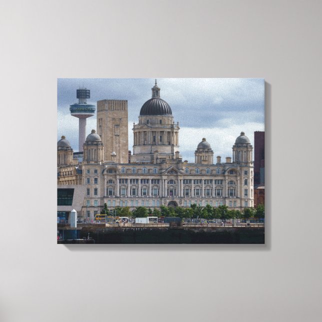 Port of Liverpool Building Canvas Print (Front)