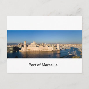 Port of Marseille Postcard