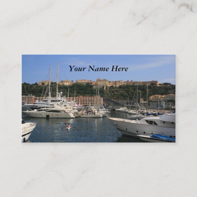 Port of Monaco Business Card (Front)