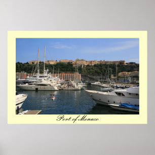 Port of Monaco Poster
