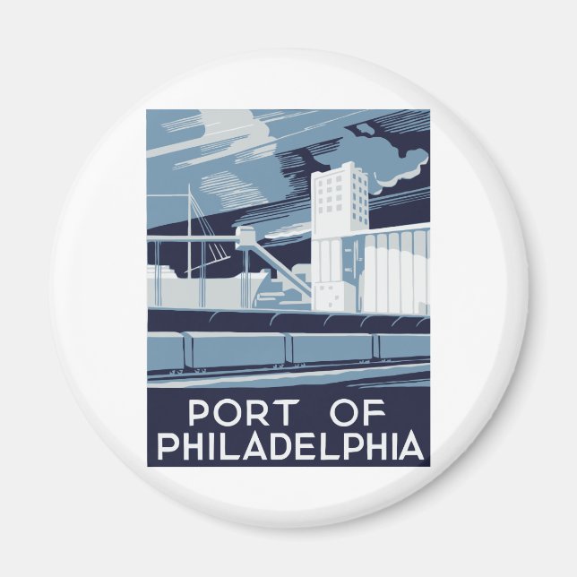 Port of Philadelphia Magnet (Front)