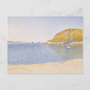 Port of Saint-Cast by Paul Signac Postcard