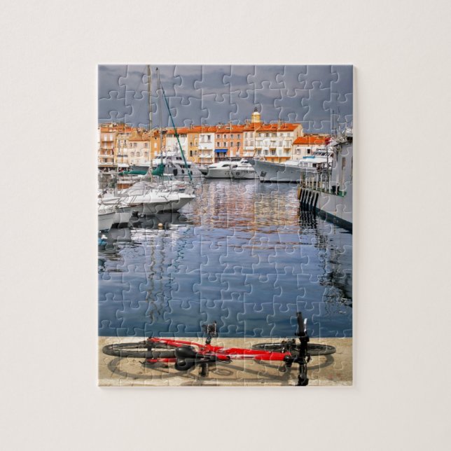 Port of Saint-Tropez in France Jigsaw Puzzle (Vertical)