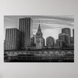 Port of San Francisco, the Ferry Building Poster