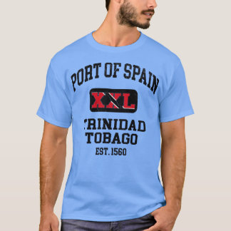 Port of Spain Trinidad and Tobago XXL Athletic des T-Shirt