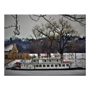 "Port of St. Paul Riverboat" Photo Print