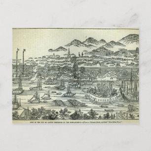 Port of the City of Canton Postcard