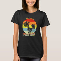 Port Orange Florida Retro Tropical Palm Trees Vaca