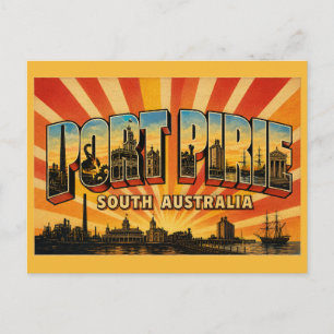 Port Pirie South Australia Industrial Port City Postcard