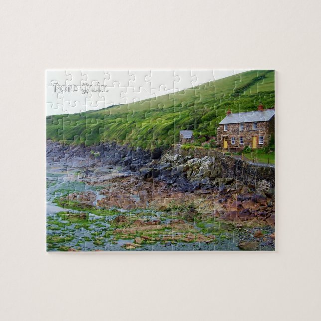 Port Quin Cornwall England Poldark Location Jigsaw Puzzle (Horizontal)