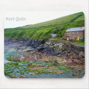 Port Quin Cornwall England Poldark Location Mouse Pad