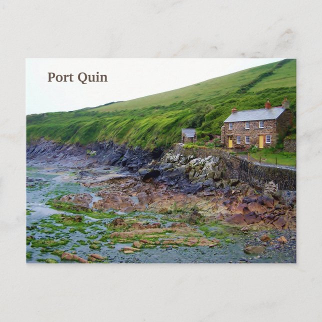 Port Quin Cornwall England Poldark Location Postcard (Front)