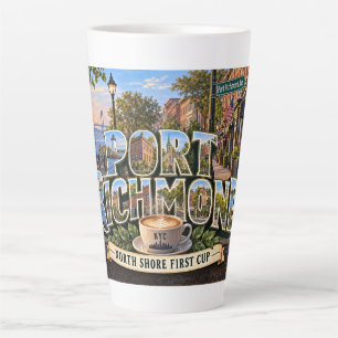 PORT RICHMOND STATEN ISLAND NYC COFFEE LATTE MUG