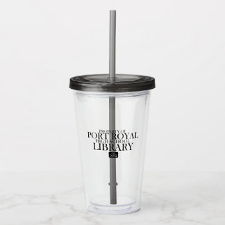 Port Royal High School Library tumbler