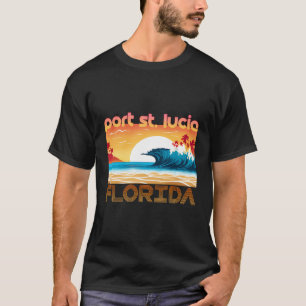 Port St Lucie Retro Vintage Souvenir Apparel Port T-Shirt