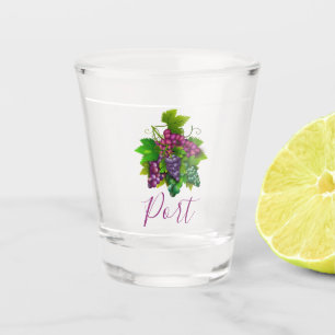Port tasting grape bunch Portugal Porto Shot Glass