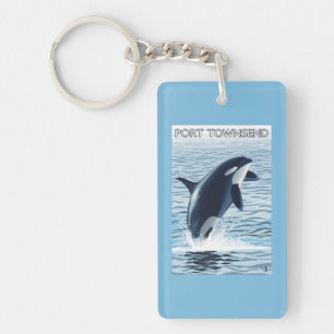 Port Townsend, WashingtonOrca Jumping Key Ring
